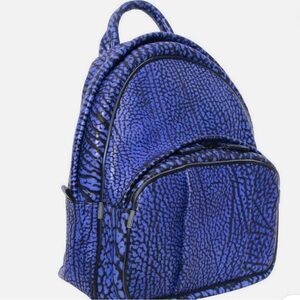 Blue Patterned Women's Backpack